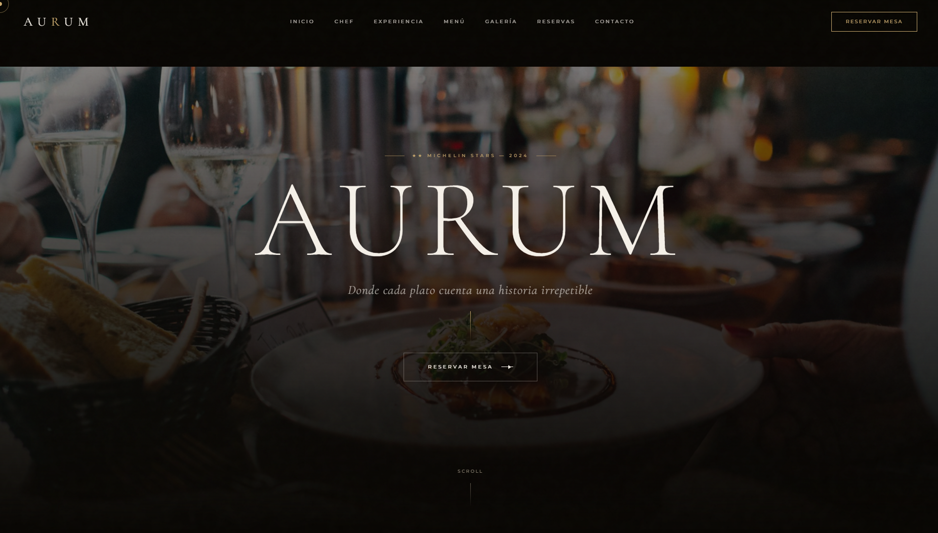 Aurum Food — Landing Premium