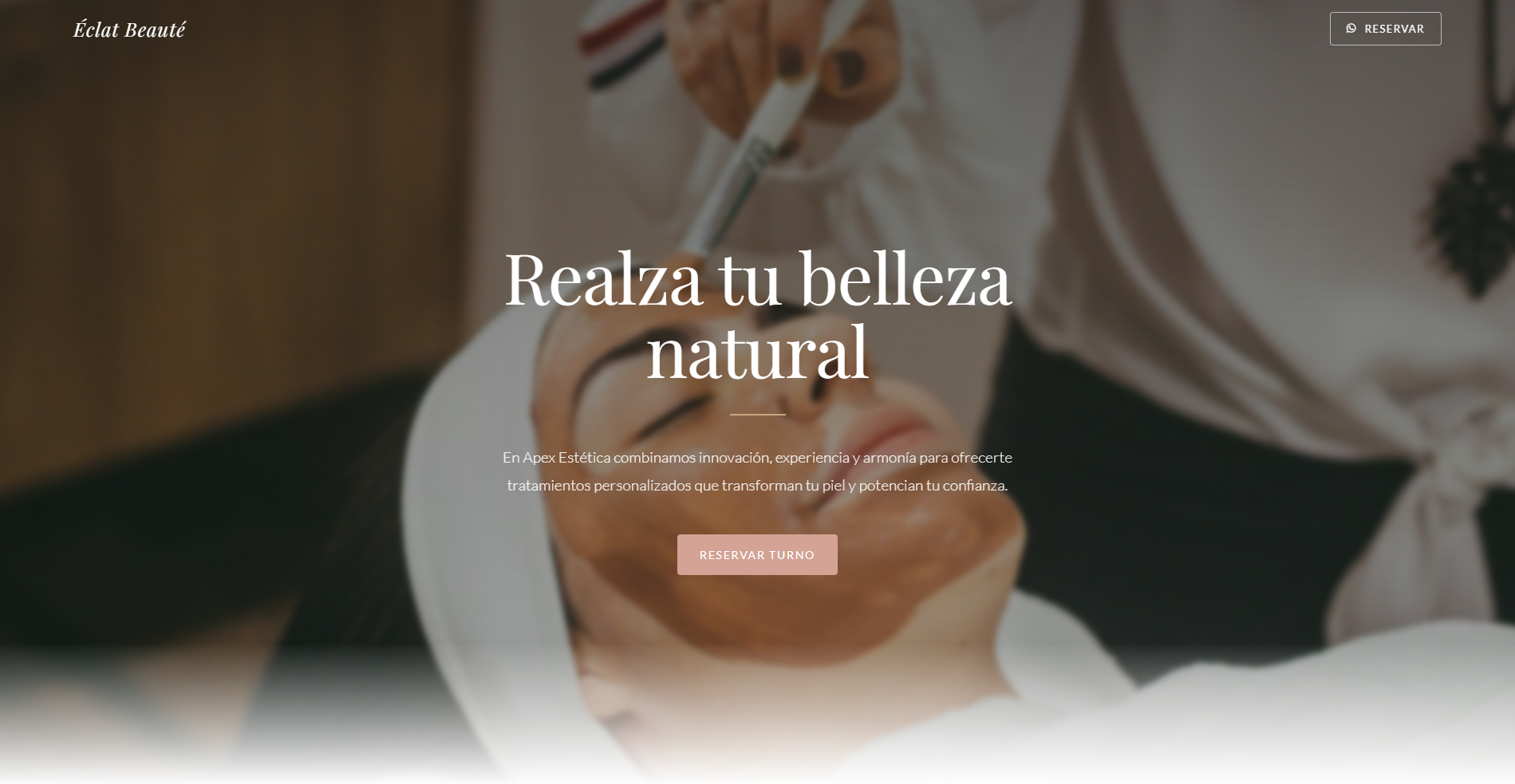 Éclat Beauté — Landing Inmersiva