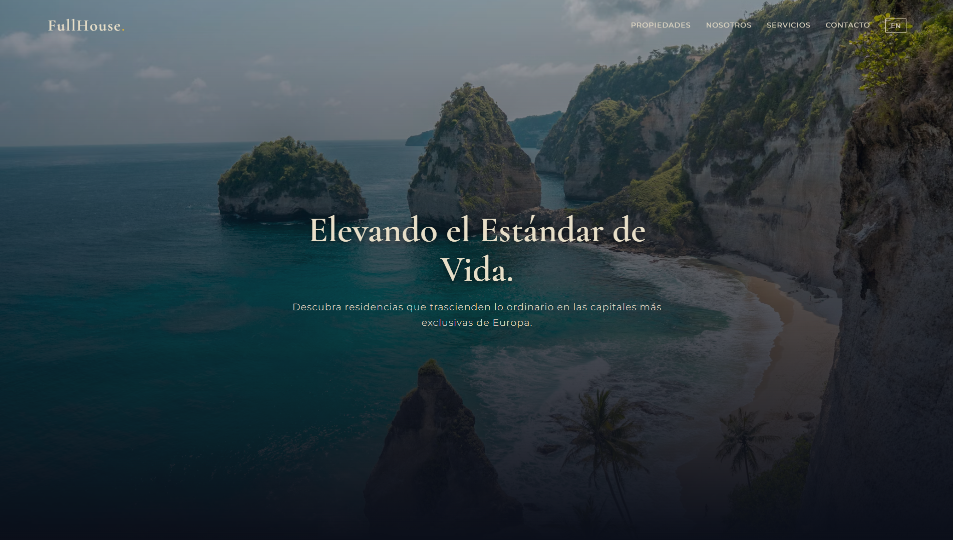 FullHouse — Landing Inmersiva