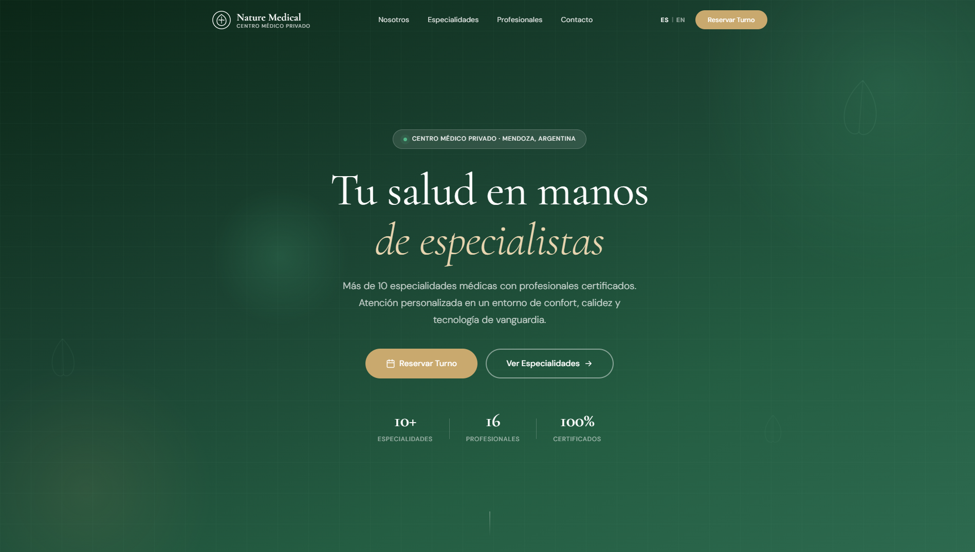Nature Medical — Landing Page